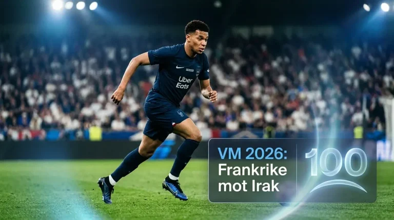 Frankrike – Irak VM 2026: odds, tips og hva det betyr for Norge