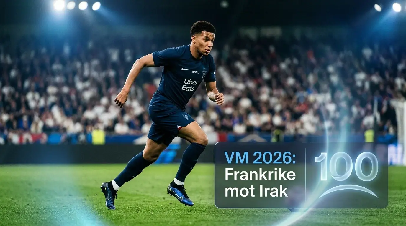 Frankrike møter Irak i gruppe I under fotball-VM 2026