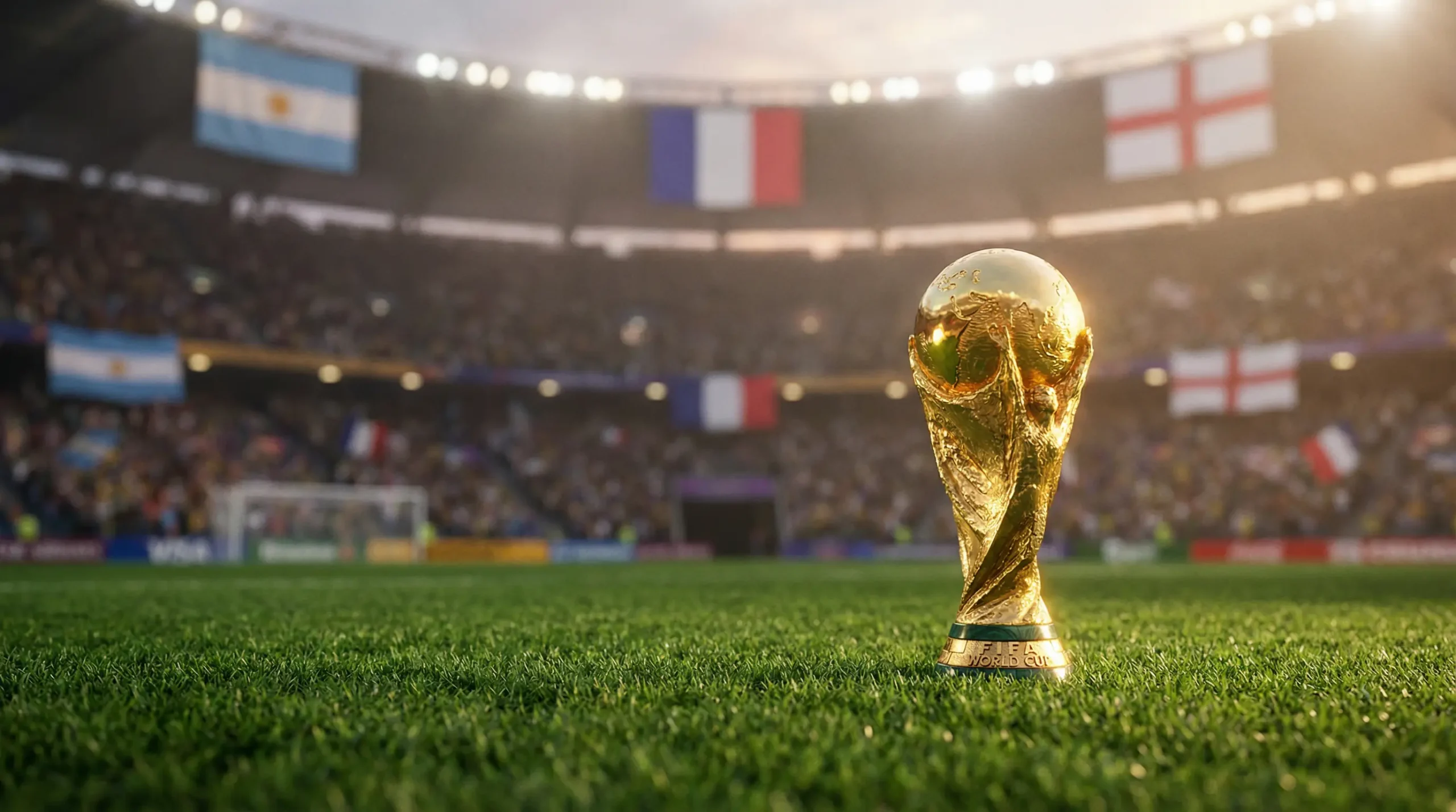 VM 2026 vinner odds med trofeet og toppfavorittene Argentina, Frankrike og England