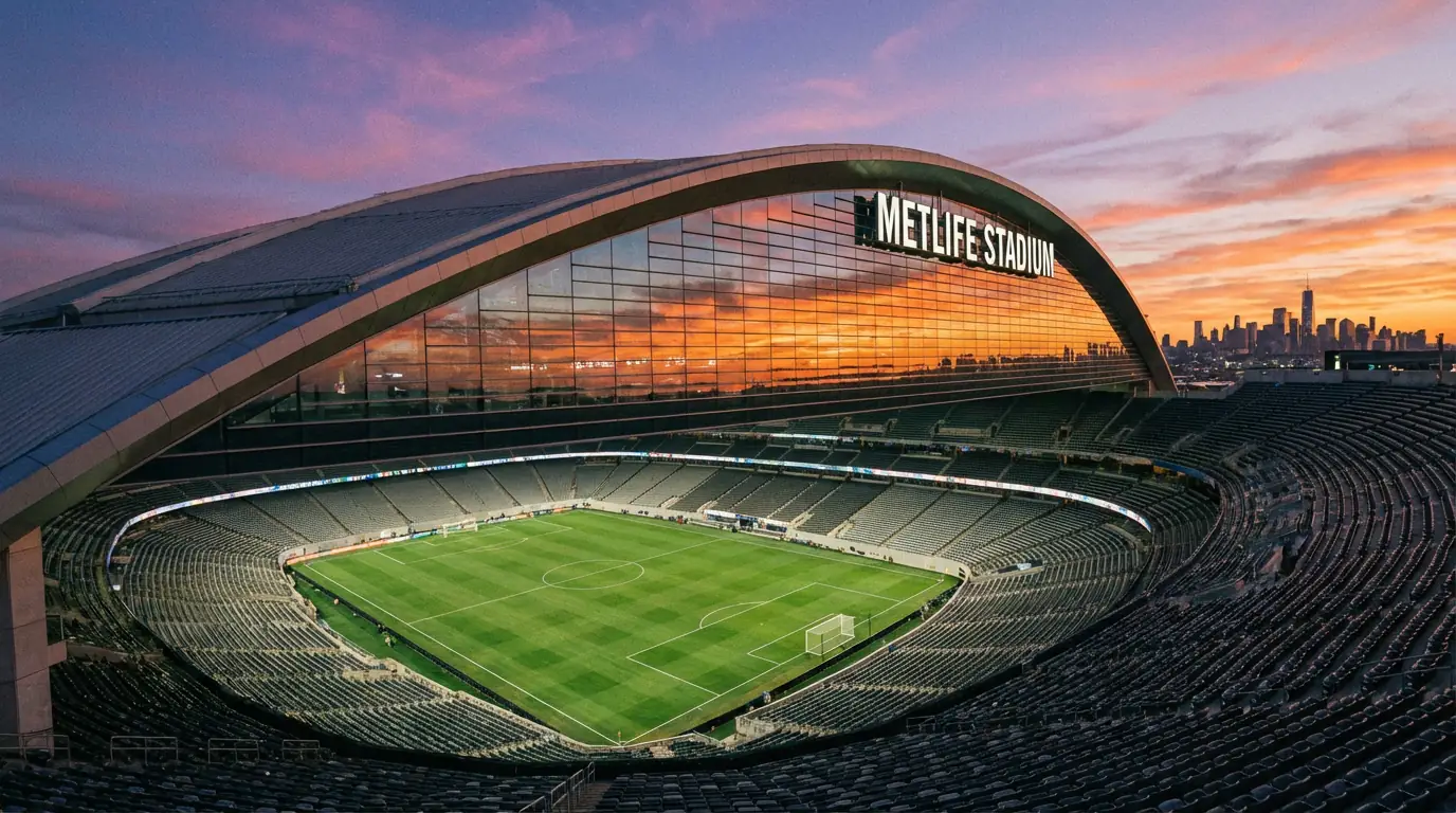 MetLife Stadium i New Jersey der VM 2026-finalen spilles